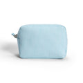 Seersucker Striped Makeup Bag – Cotton Cosmetic Pouch for Women