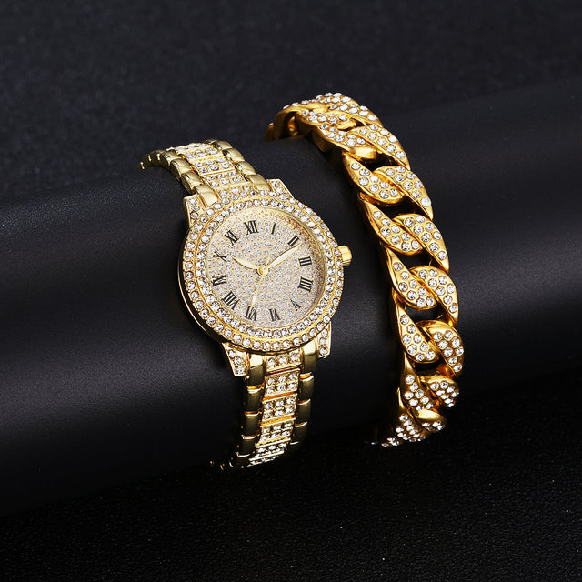 Seraphina Gold Bracelet Watch