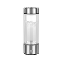 Portable Hydrogen Water Bottle – 4000PPB, SPE/PEM Electrolysis, 16oz Glass