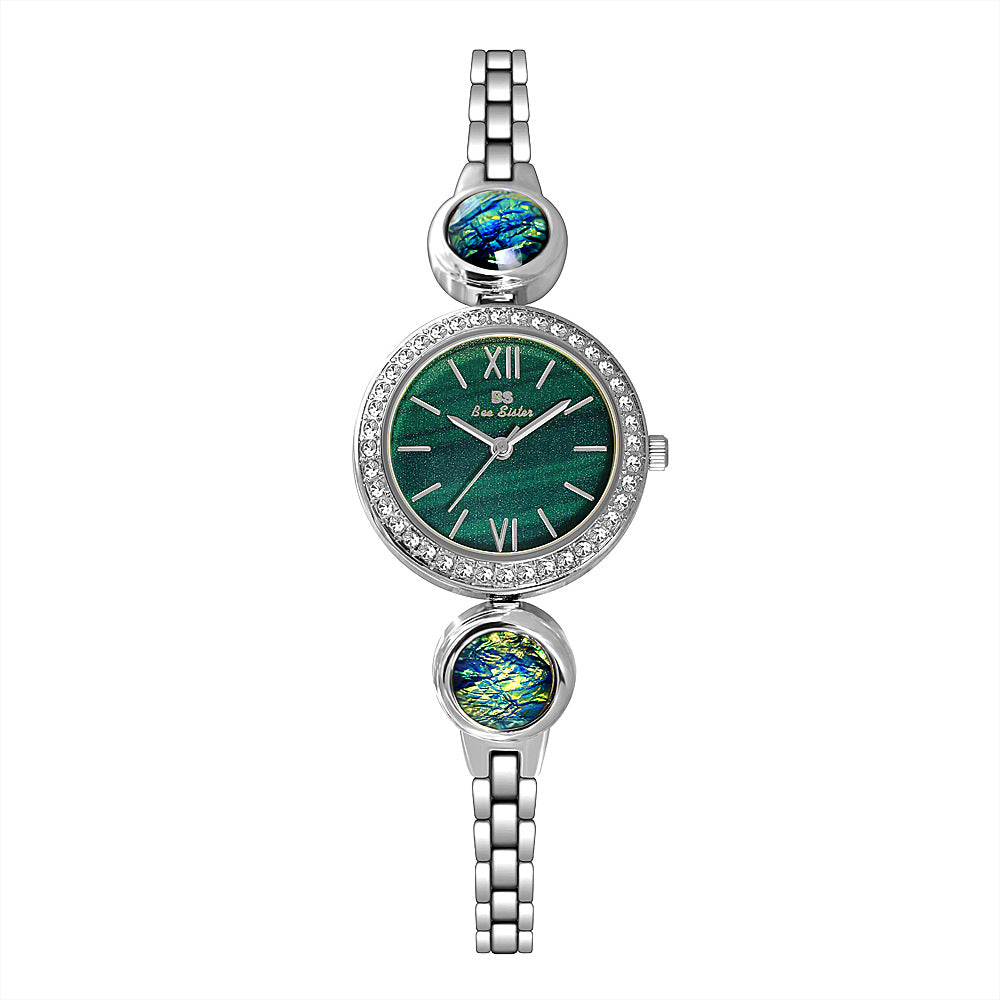 Marguerite Emerald Accent Watch