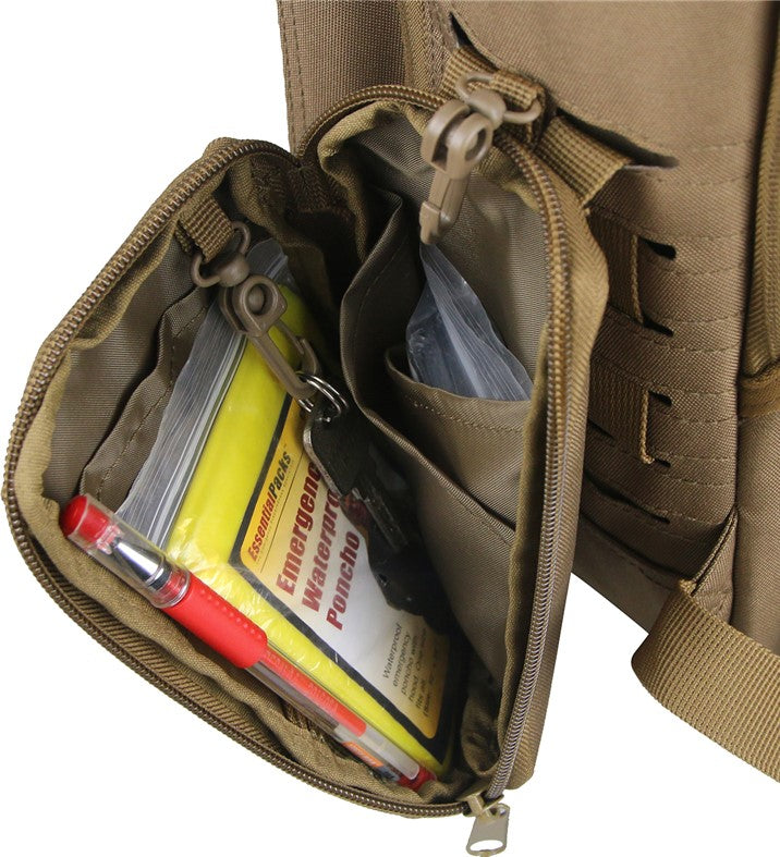 LOARMY Tactical Backpack with Bottle Pocket & Patches