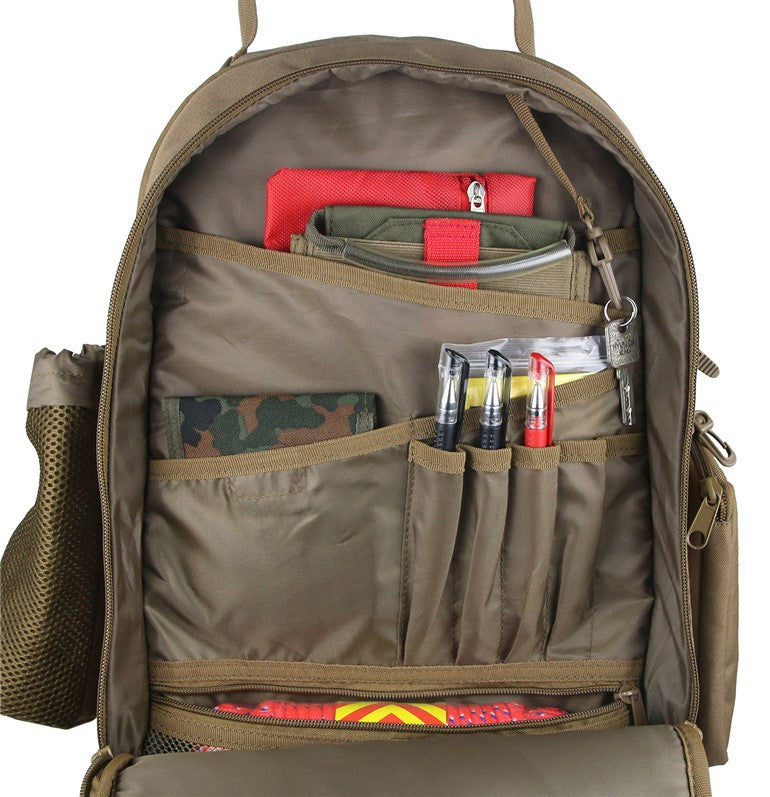 LOARMY Tactical Backpack with Bottle Pocket & Patches