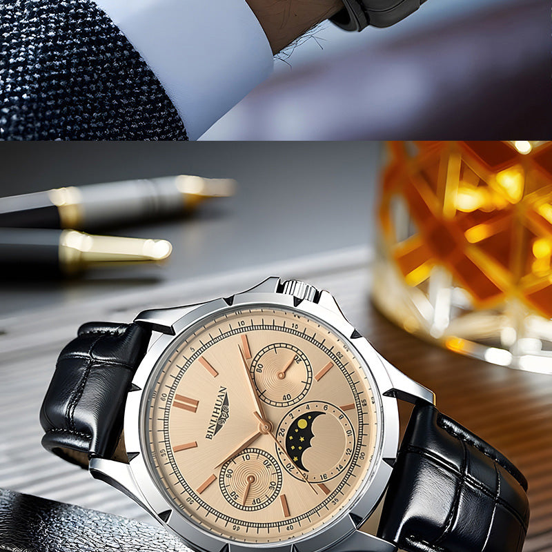 Vesper Noir Chronograph Watch