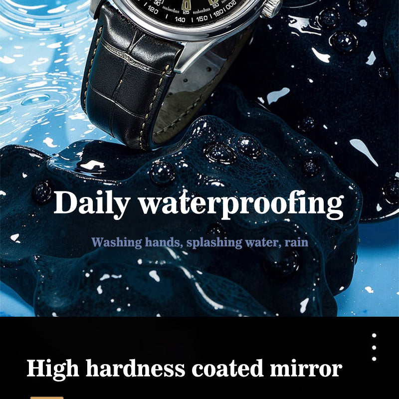Emerald Crest Chronograph Watch