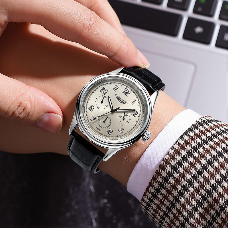 Opulent Crest Chronograph Watch