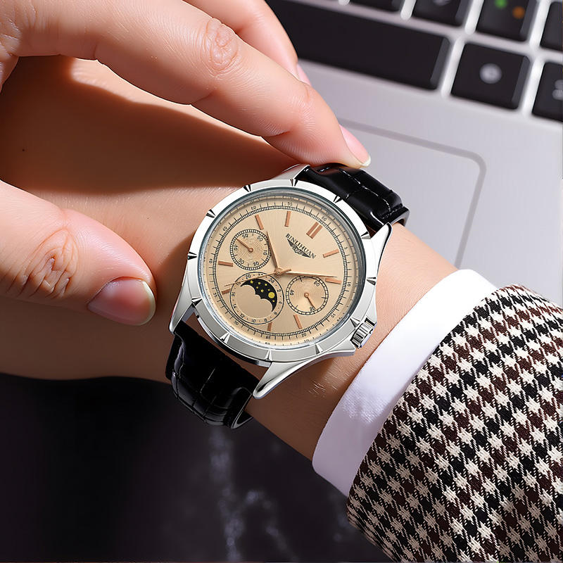 Vesper Noir Chronograph Watch