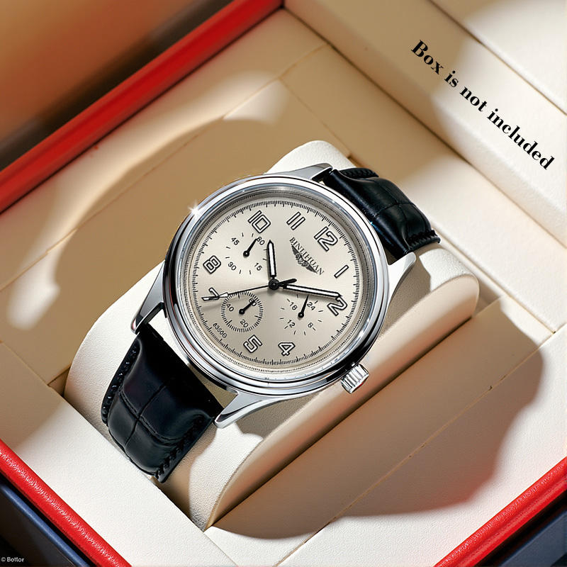 Opulent Crest Chronograph Watch