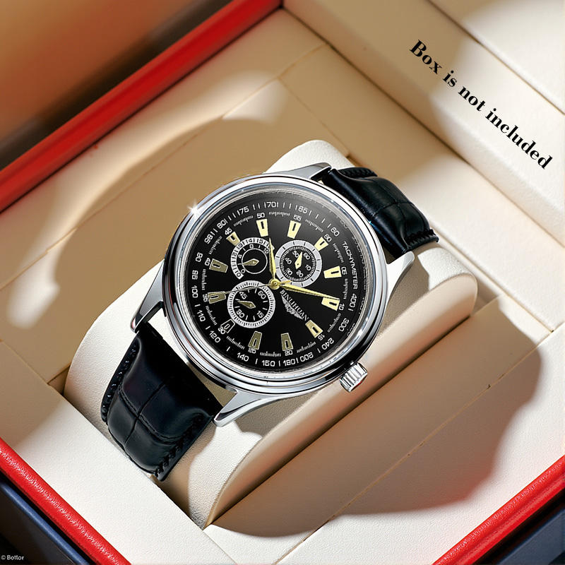 Emerald Crest Chronograph Watch