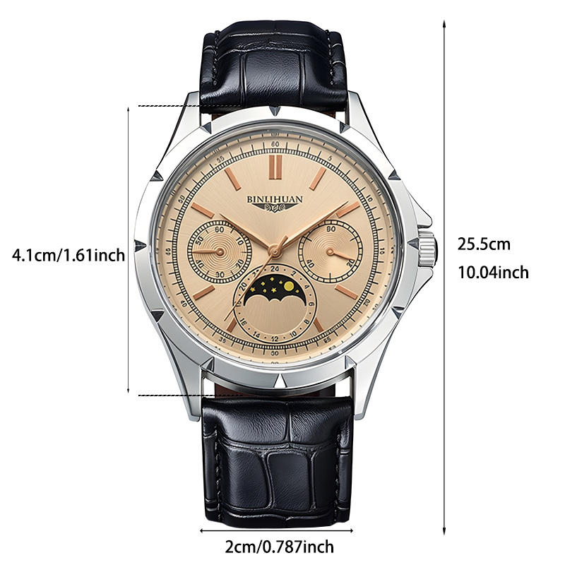 Vesper Noir Chronograph Watch