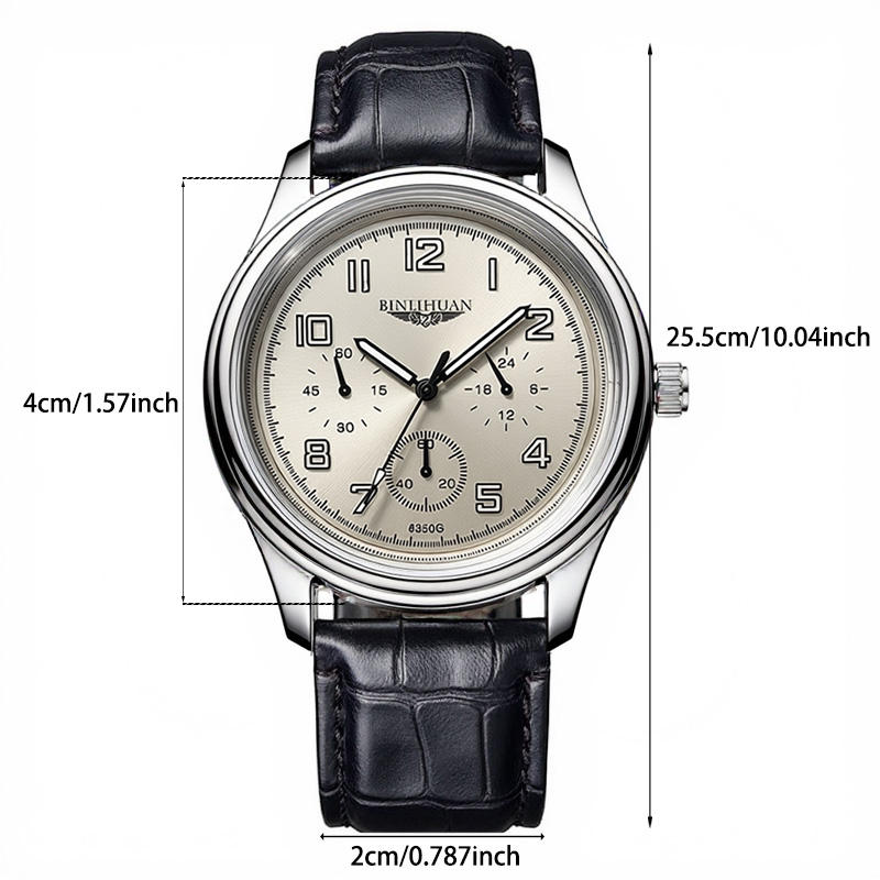 Opulent Crest Chronograph Watch