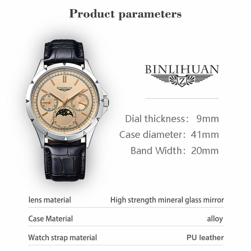 Vesper Noir Chronograph Watch