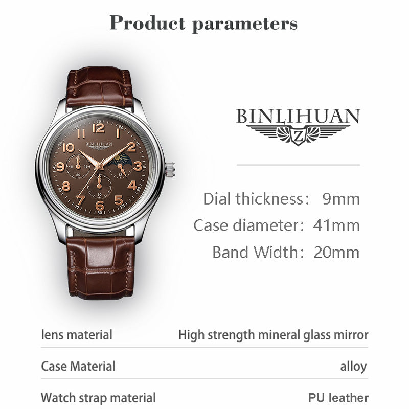 Crimson Elite Chronograph Watch