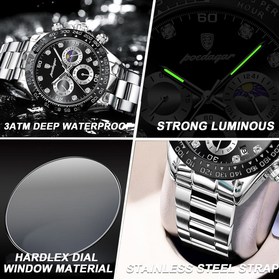 Camden Moonphase Chronograph Watch