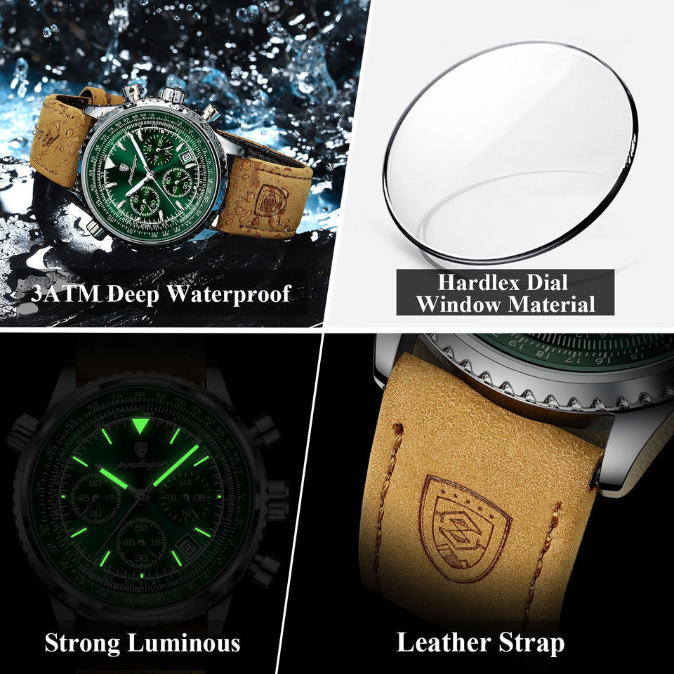 Prescott Leather Watch