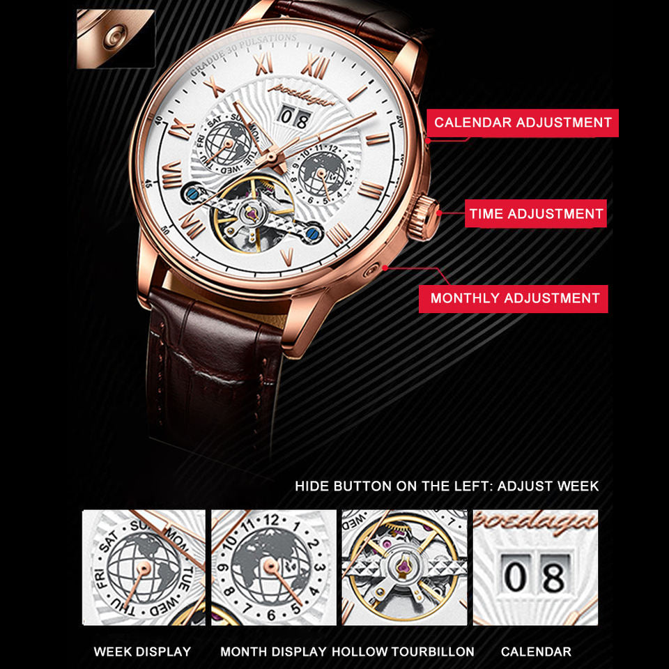 Voyager Rose Gold Automatic Watch