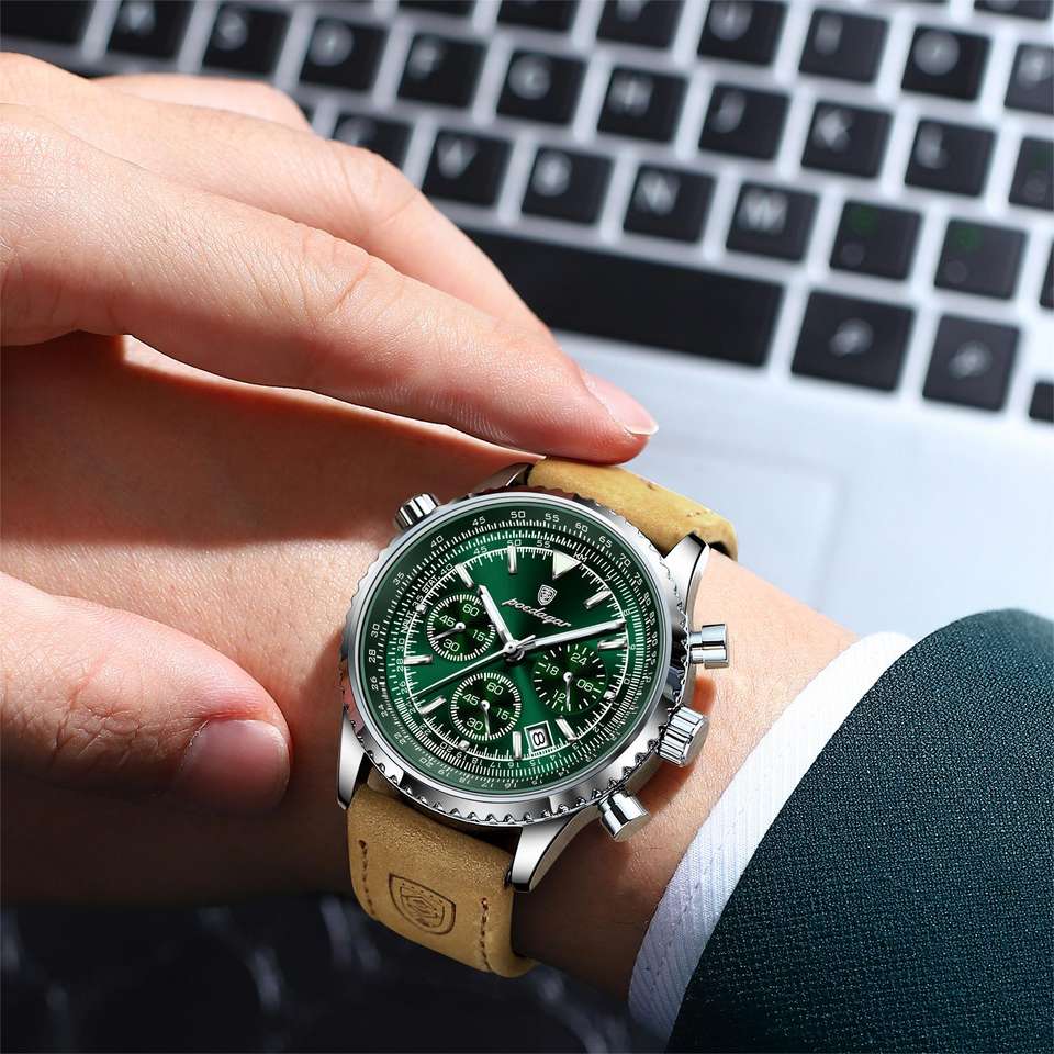 Prescott Leather Watch
