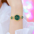 Marguerite Emerald Accent Watch