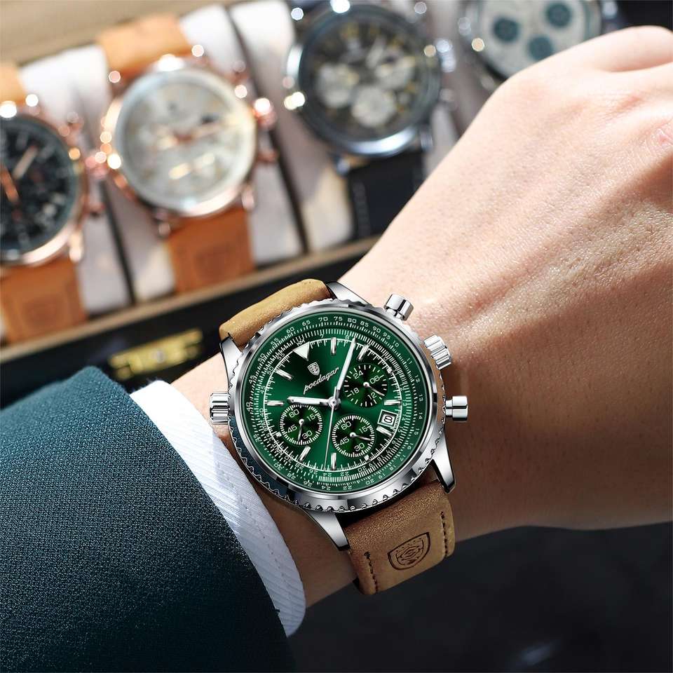 Prescott Leather Watch