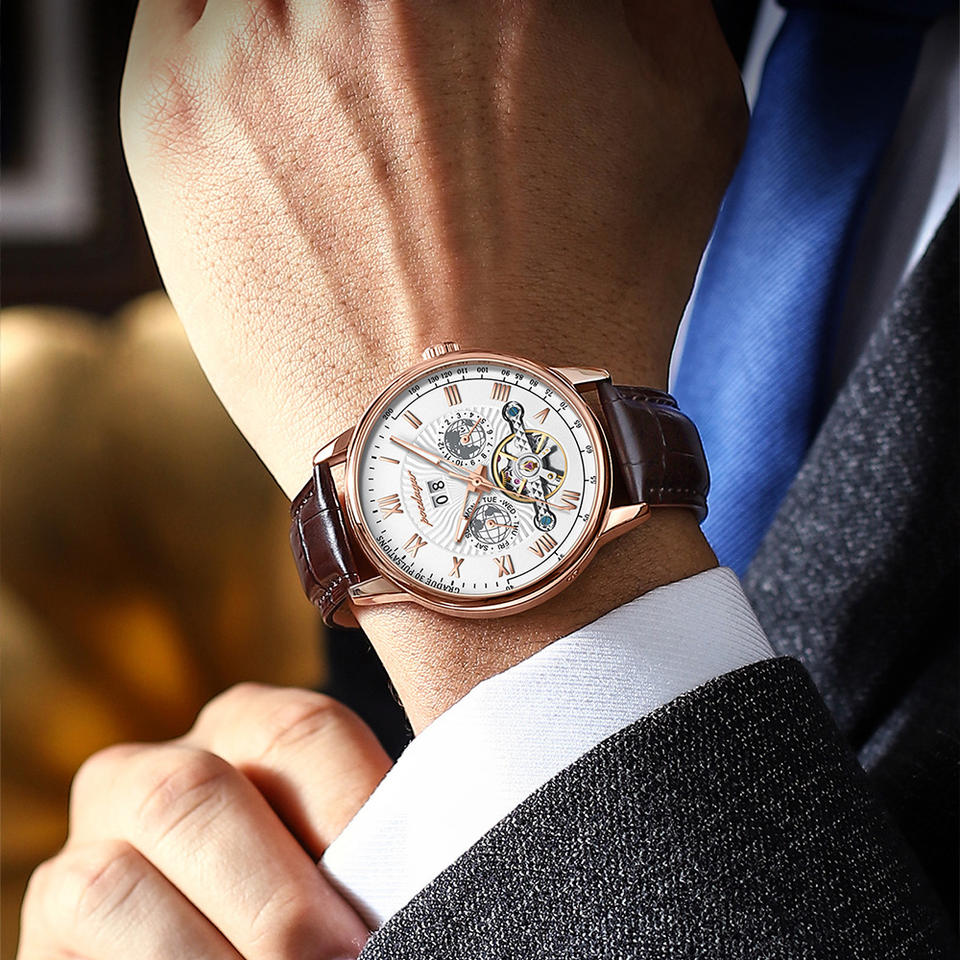 Voyager Rose Gold Automatic Watch