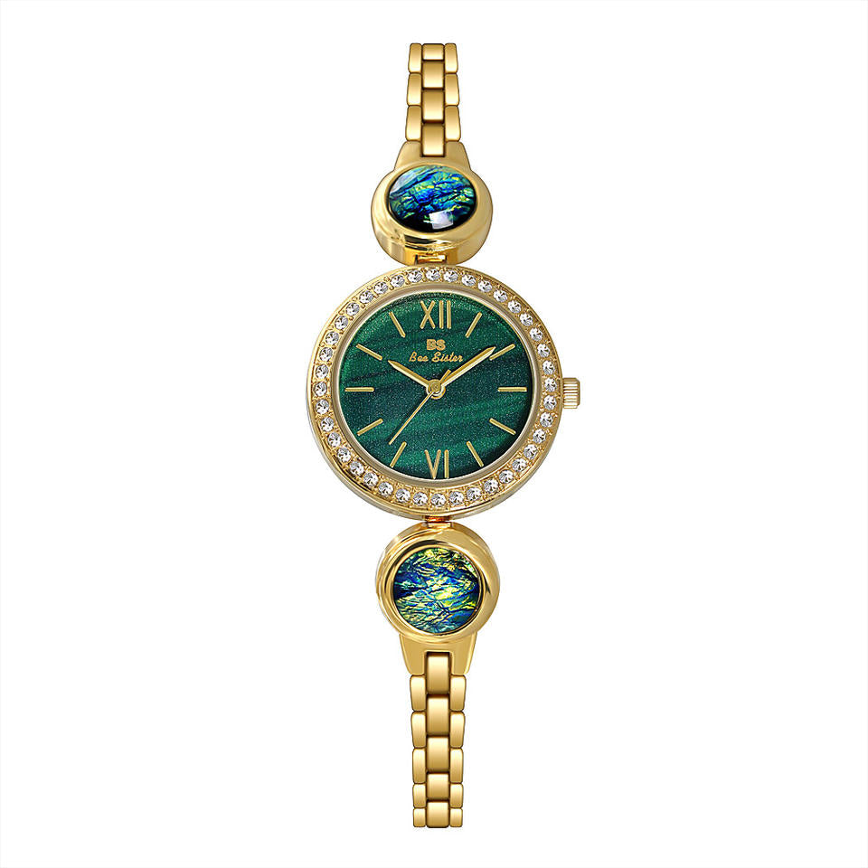 Marguerite Emerald Accent Watch