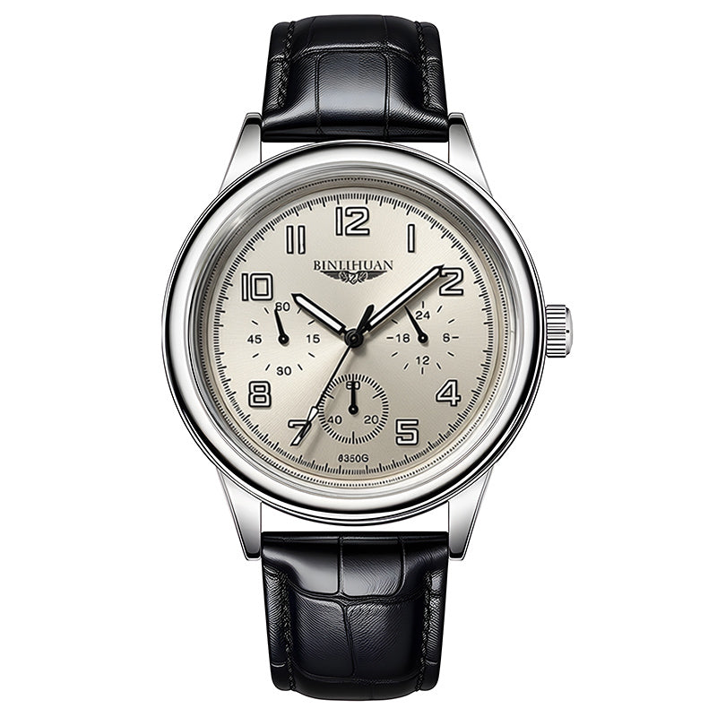 Opulent Crest Chronograph Watch