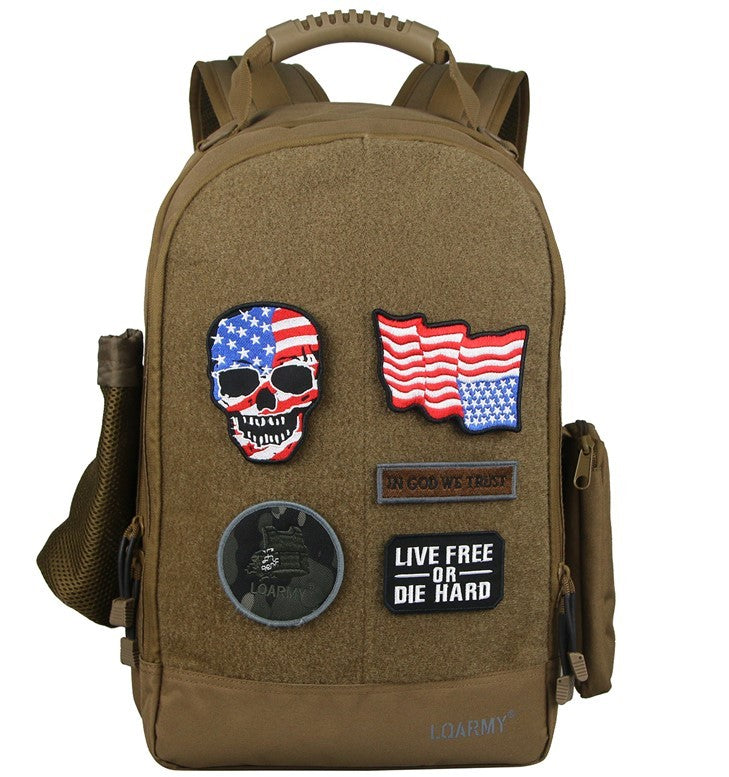 LOARMY Tactical Backpack with Bottle Pocket & Patches
